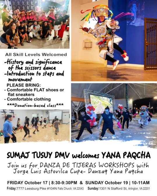 Danza de Tijeras Workshop with Yana Paqcha